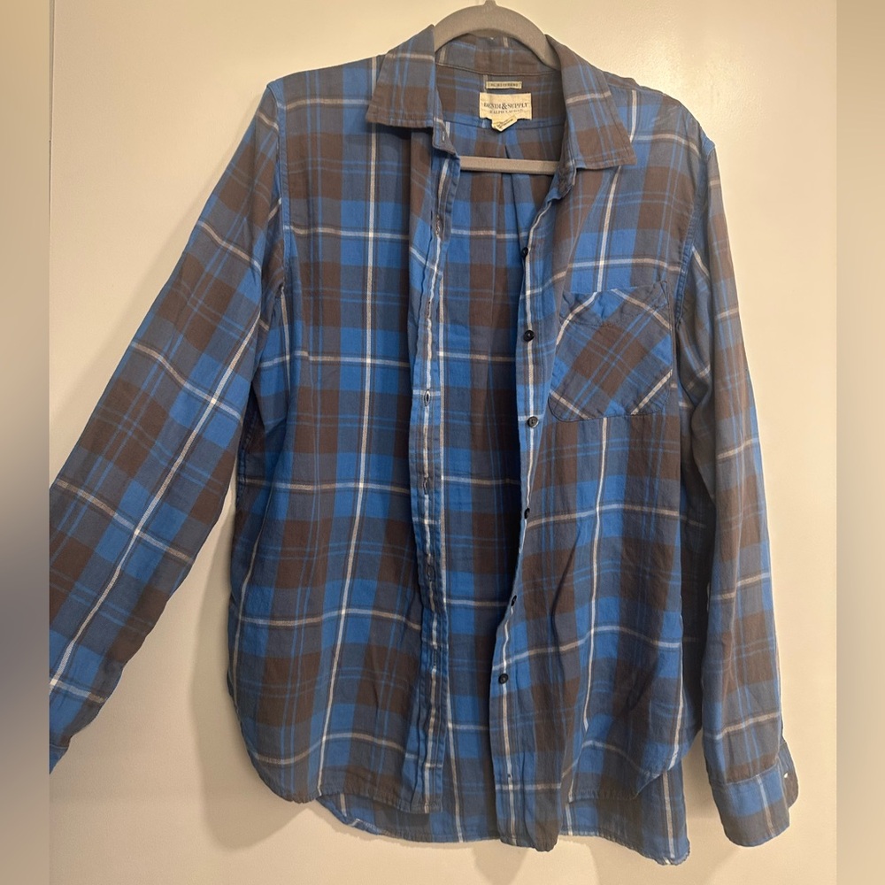 Ralph Lauren Plaid Button-Up Shirt